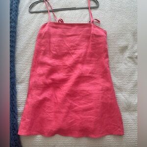 Reformation Aubrey Linen Dress